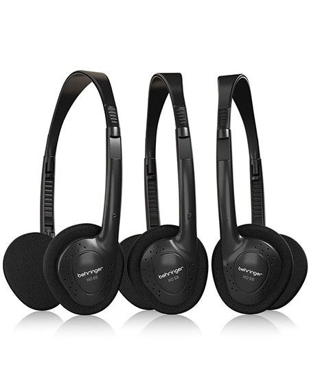 Behringer HO 66 Stereo Headphones 3 Multipack