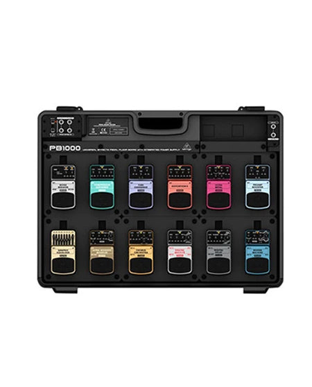 Behringer PB1000 Mega Pedalboard with Power Supply for Guitar Effect Pedals
