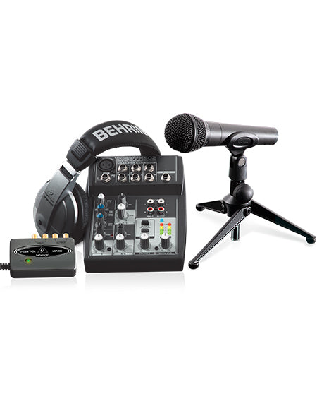 Behringer Podcastudio USB Recording Bundle