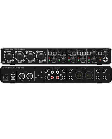 Behringer U-PHORIA UMC404HD Audio Interfaces