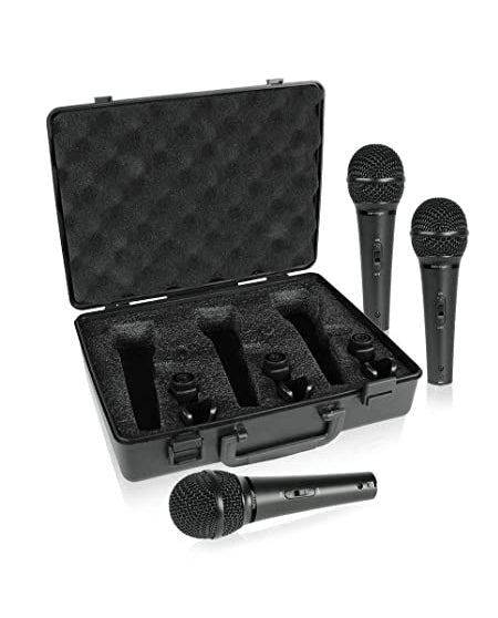 Behringer ULTRAVOICE XM1800S Set of 3 Dynamic Microphones