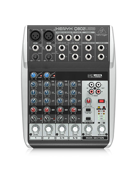 Behringer Xenyx Q802USB Audio Mixer