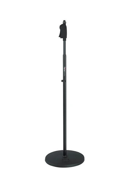 Gator GFW-MIC-1001  Roundbase mic stand with deluxe one handed clutch