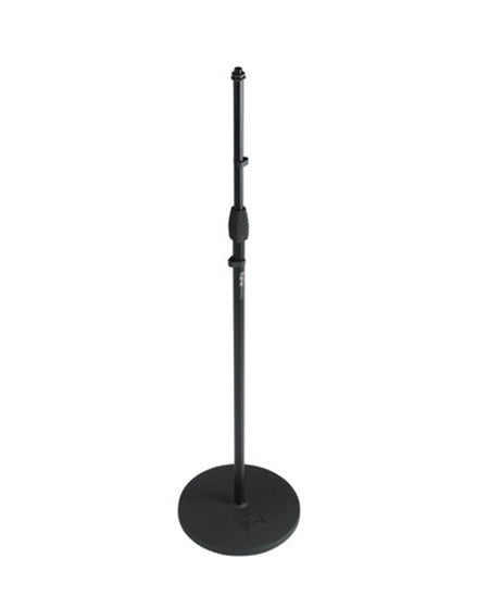 Gator GFW-MIC-1200 Roundbase mic stand with 12'' round base and standard twist clutch