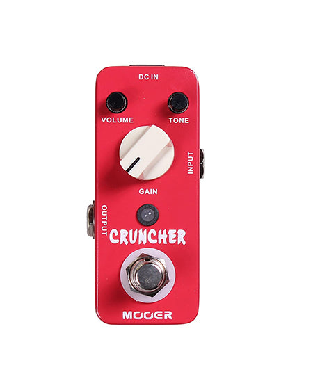 Mooer Cruncher Pedal High Gain Distortion