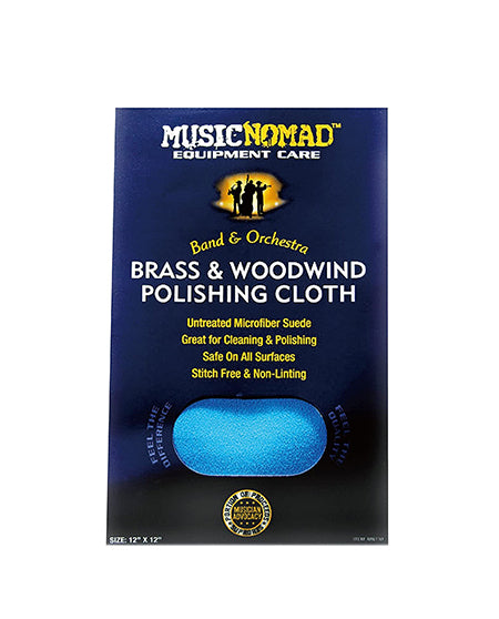 Music Nomad MN730 Brass & Woodwind Untreated Microfiber Polishing Cloth