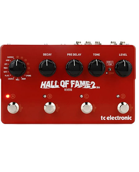 TC Electronics Hall Of Fame 2 X4 Reverb Effects Pedal