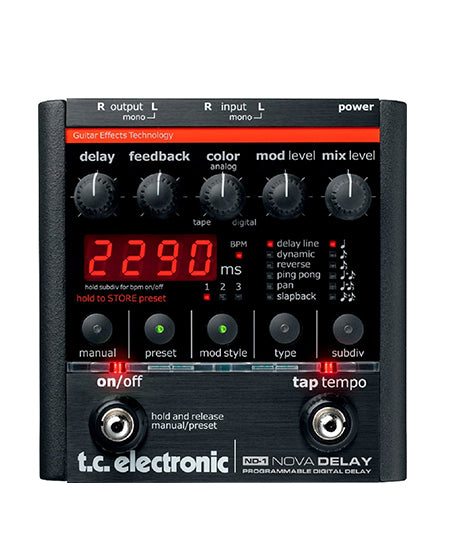 TC Electronics Nova Delay Pedal