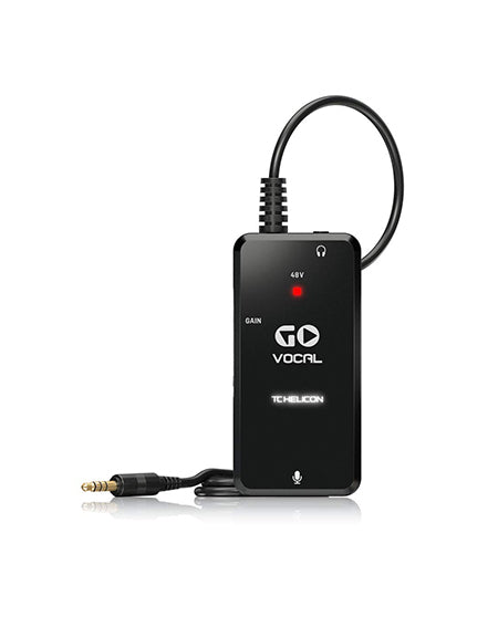 TC Helicon GO Vocal High-Quality Microphone Preamp for Mobile Devices