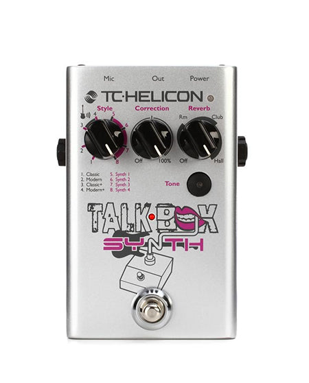 TC Helicon TalkBox Synth Pedal