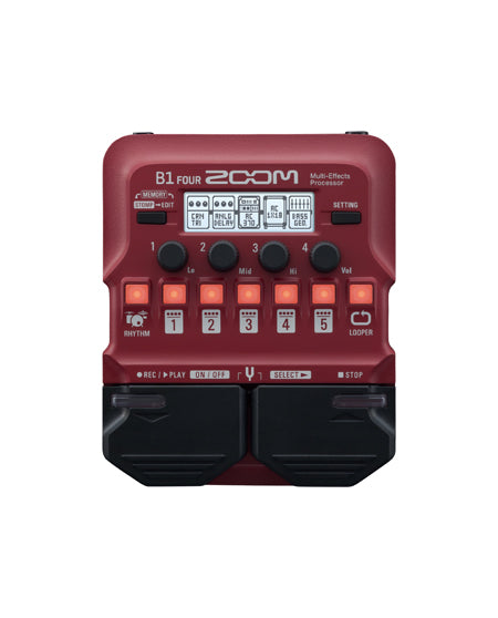 Zoom B1 Four Bass Multi-Effects Pedal