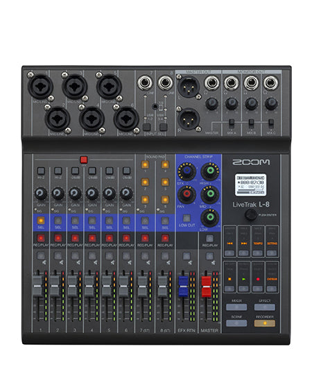 Zoom L-8 Live Track Mixer+Recorder