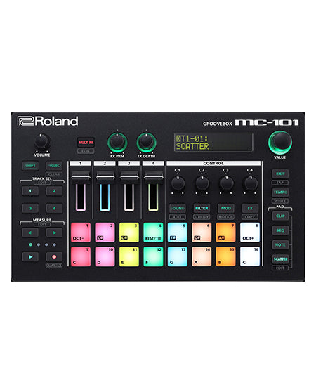 Roland MC 101 Portable Groovebox for Beatmakers and Mobile Producers